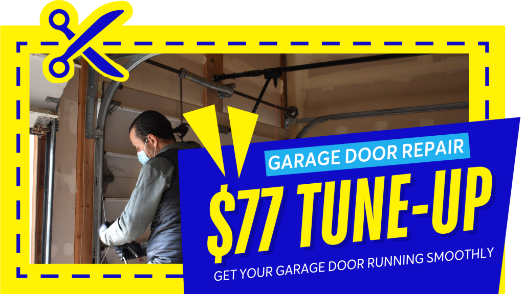 $77 Garage Door Tune-up